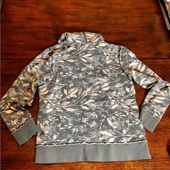 Natural Reflections Patterned Zip-Up Jacket - Picture 9 of 9